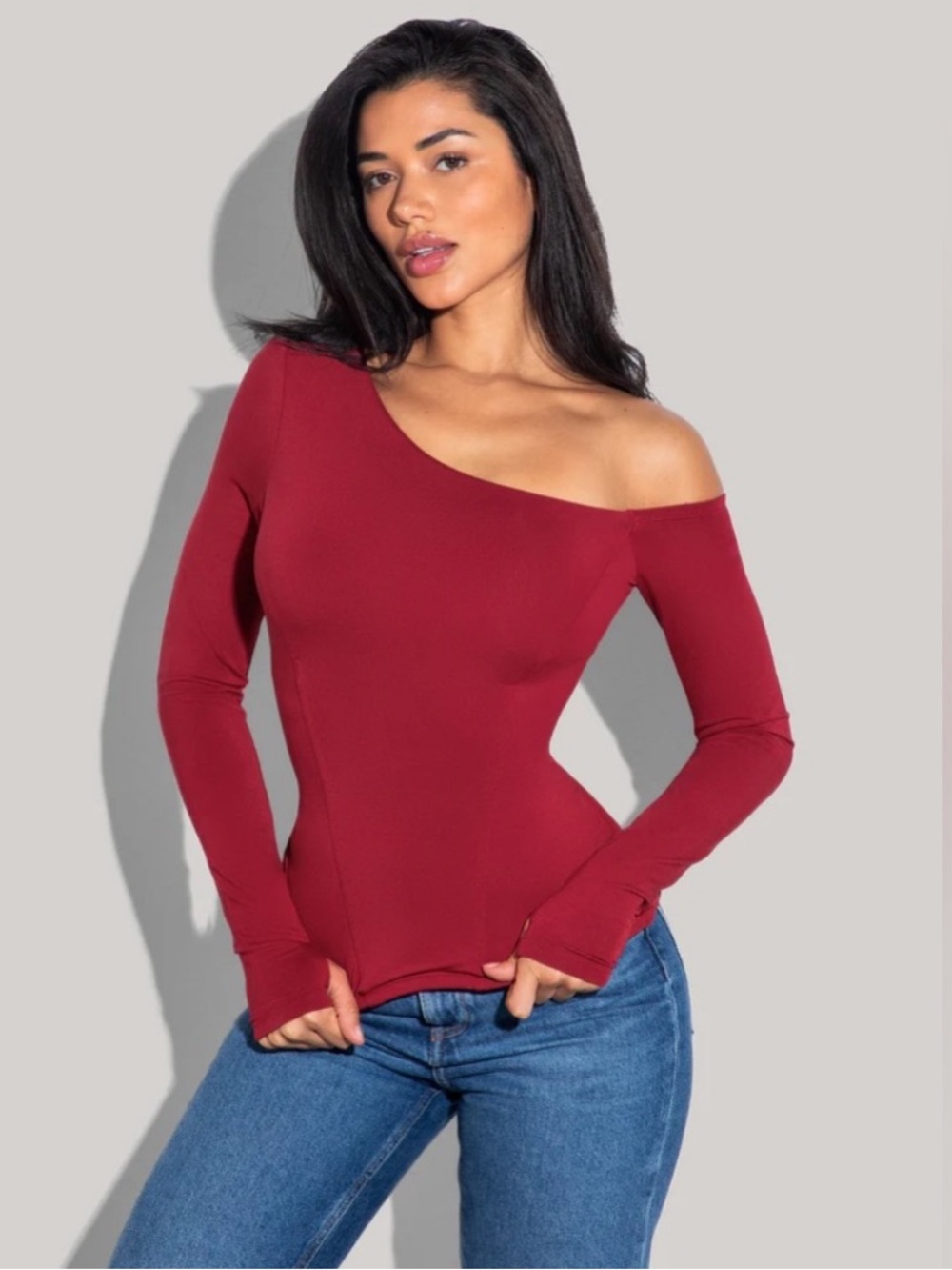 NWT Ta3 one shoulder top